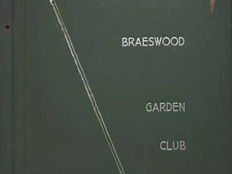 Braeswood Garden Club Scrap Book