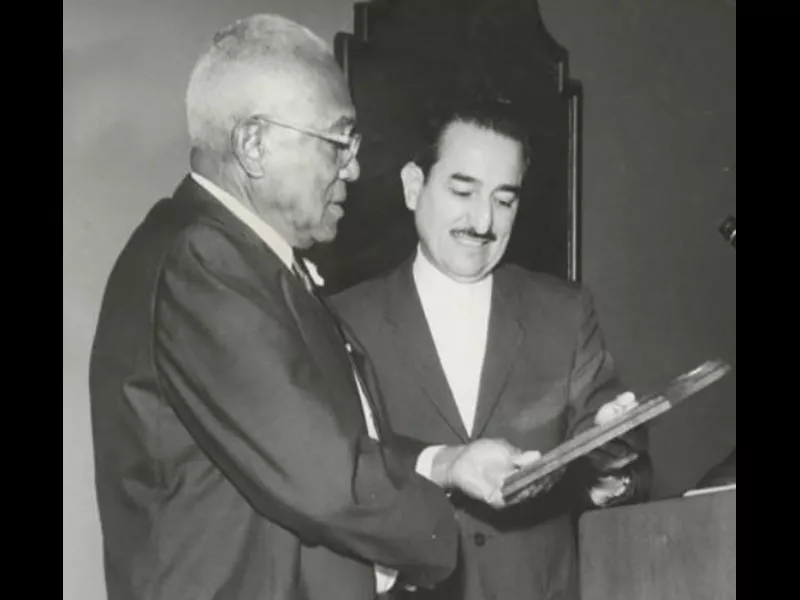 Roy Elizondo, State PASO Chairman, and Moses Leroy 