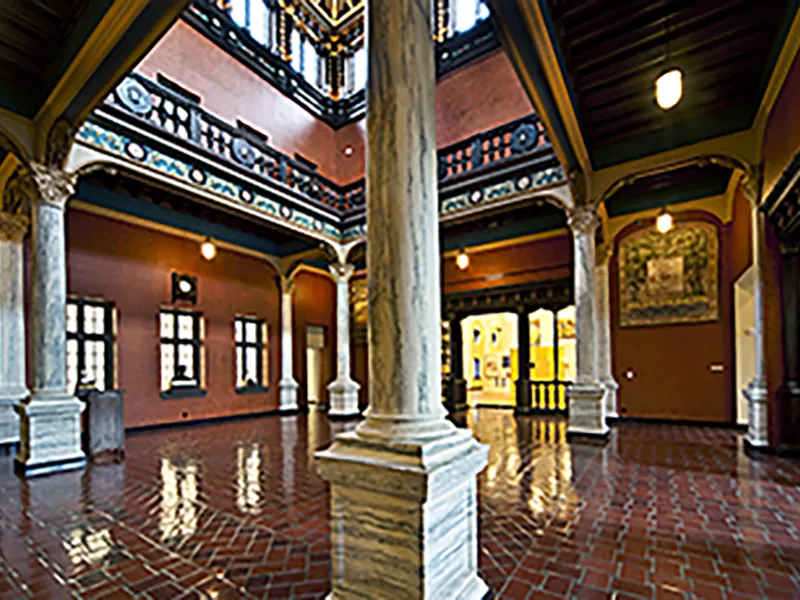 Open hall from the Julia Ideson building