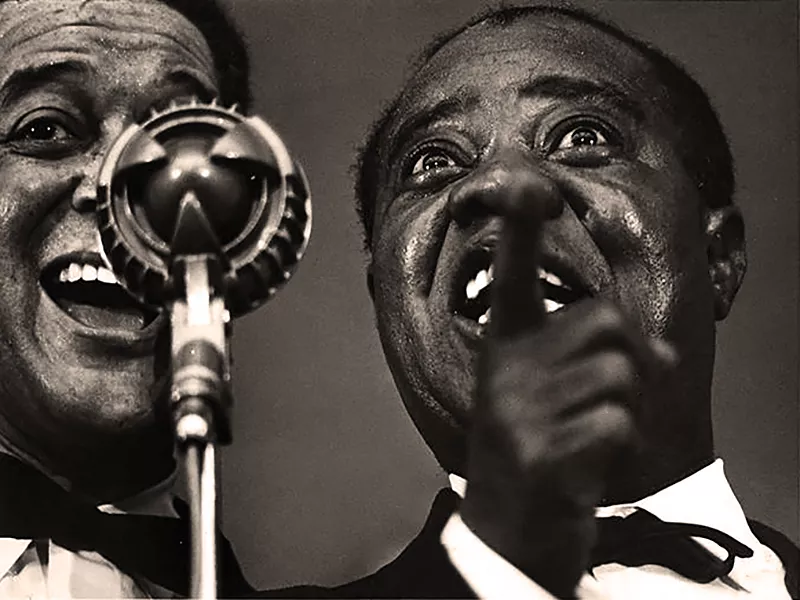 Louis Armstrong and Trummy Young